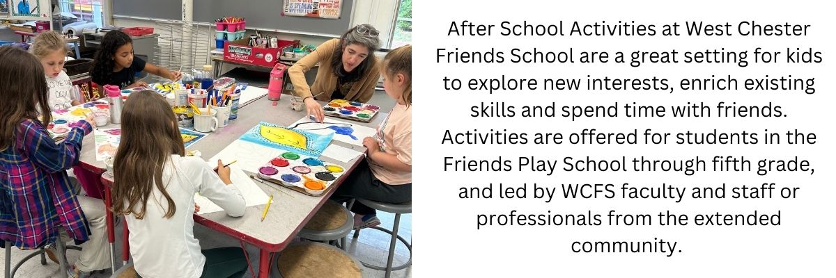 Students in art class